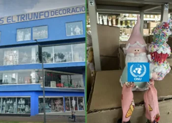 Galerías El Triunfo empezará a liquidar jarrones con el logo de la ONU para decoración