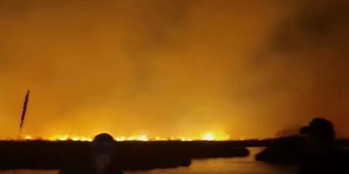 quema forestal consume más de 100 hectáreas en el valle de Cuatro Ciénegas