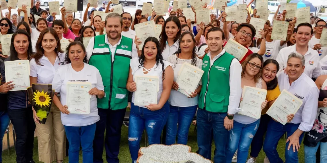 Concluyen cursos del ICATEC en Ramos Arizpe