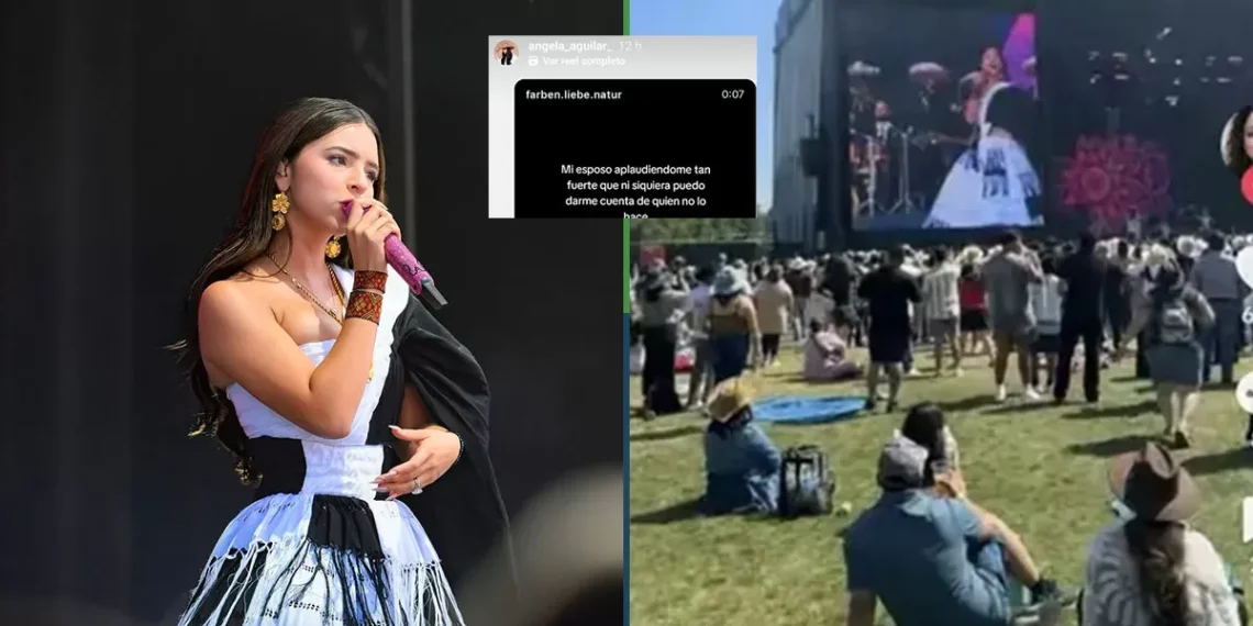 después de concierto semi vacío, Ángela Aguilar dice que “su mejor público es Nodal”