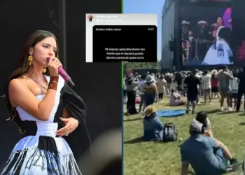 después de concierto semi vacío, Ángela Aguilar dice que “su mejor público es Nodal”