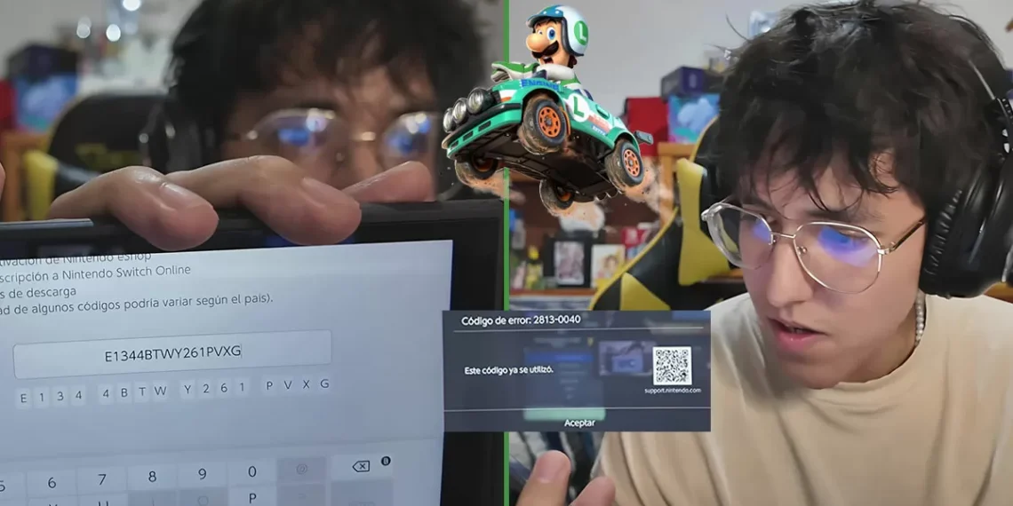 Game over: sujeto acuse código para descargar el nuevo Mario Kart y alguien se le adelantó