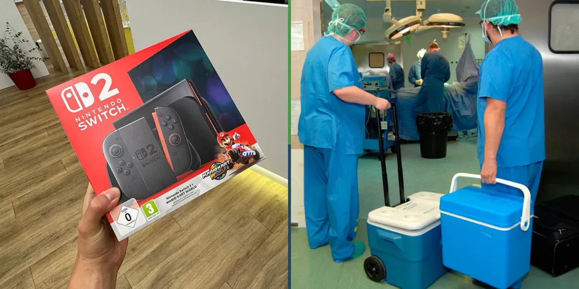 Aumentan sospechosamente los donadores de órganos con el lanzamiento del Switch 2