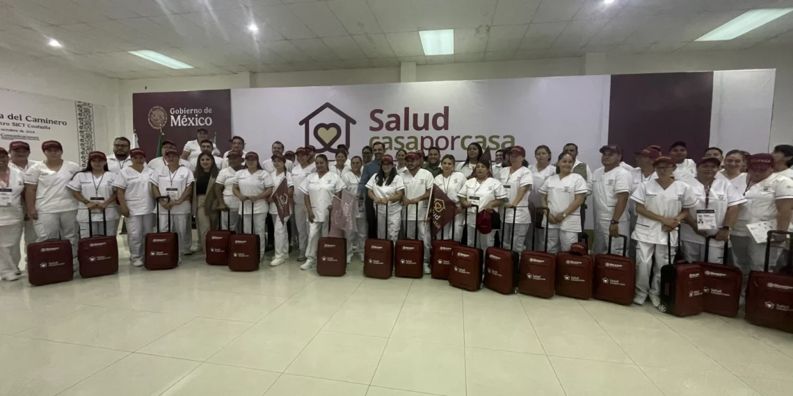 Dan banderazo oficial al programa Salud Casa por Casa en Coahuila