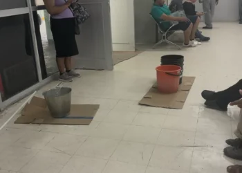 Invierten 200 mdp al IMSS y se inunda con una lluvia