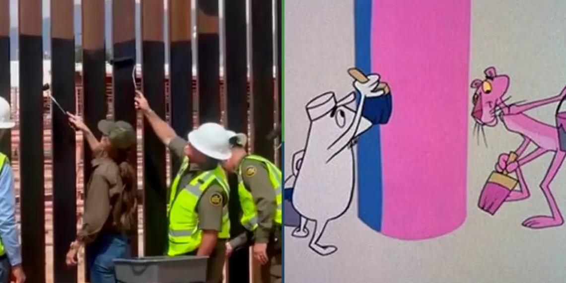 Usted es di*bólico: EU pintará el muro de negro para que sea más difícil de rebasar