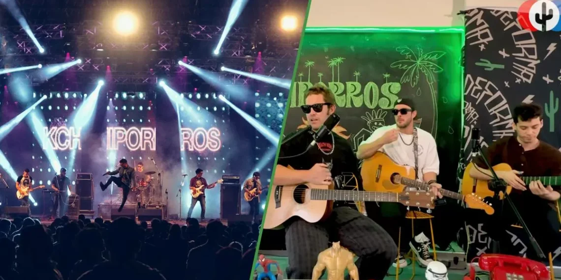 De Paraguay para el mundo: Kchiporros llegó a El Deforma para presentar su principiante disco