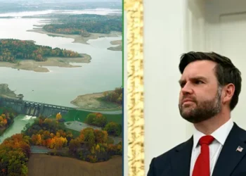 ¿Algo más, patrón? Elevan nivel de río para que vicepresidente de EU pueda vagar sin peligro