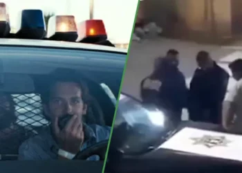 Como en “¿Qué pasó antaño?”: policías pierden llaves de la patrulla por andar tomando