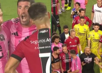 Baia, baia: guardaespaldas de Messi arremetió contra jugadores del Atlas