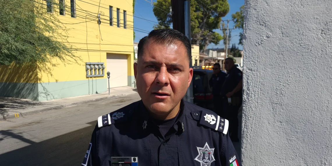 Patrulla fue la afectada en choque en la zona centro: Comisario de calma Pública de Piedras Negras