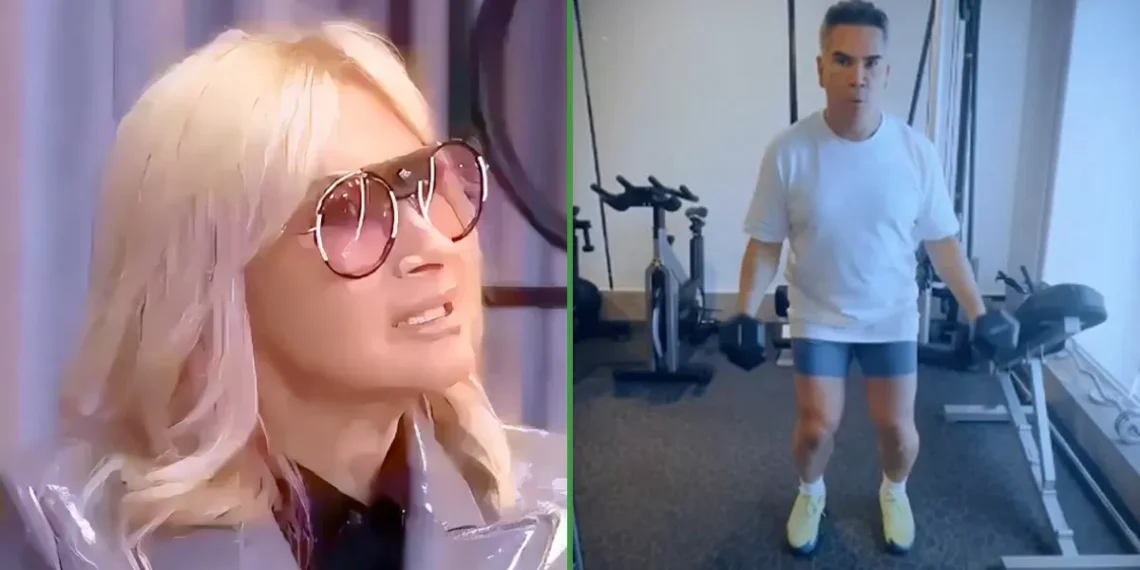 Captan a Alito practicando box tras casar todas sus entrevistas de la semana