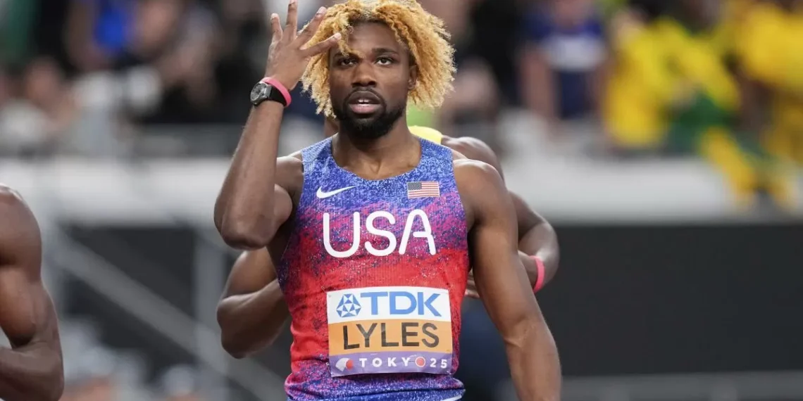 El show de Lyles, siempre la misma historia: gana el 200