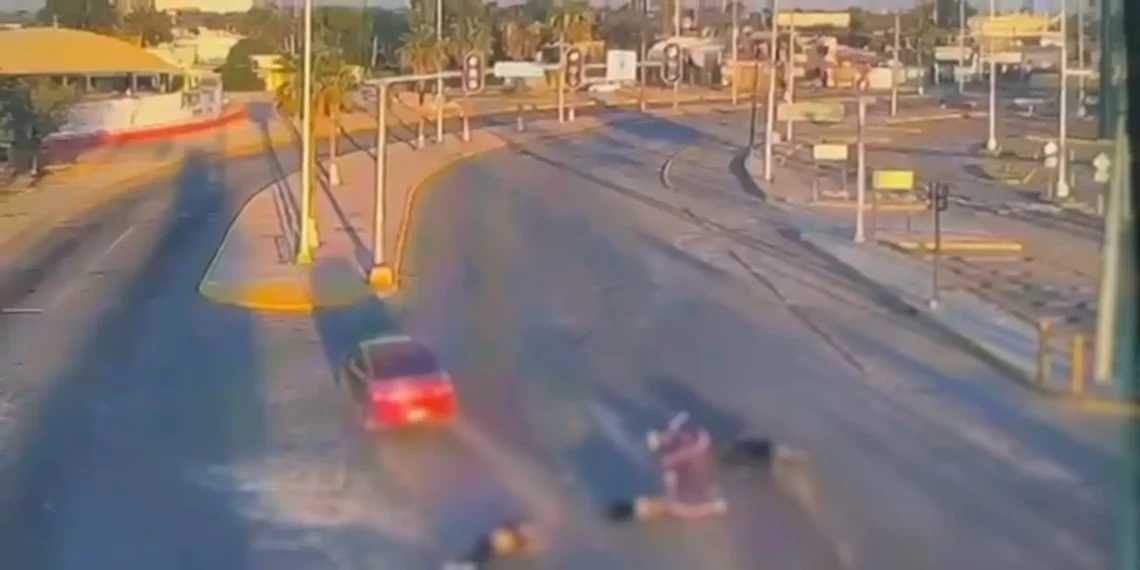 Circula en redes video del accidente del bombero fallecido