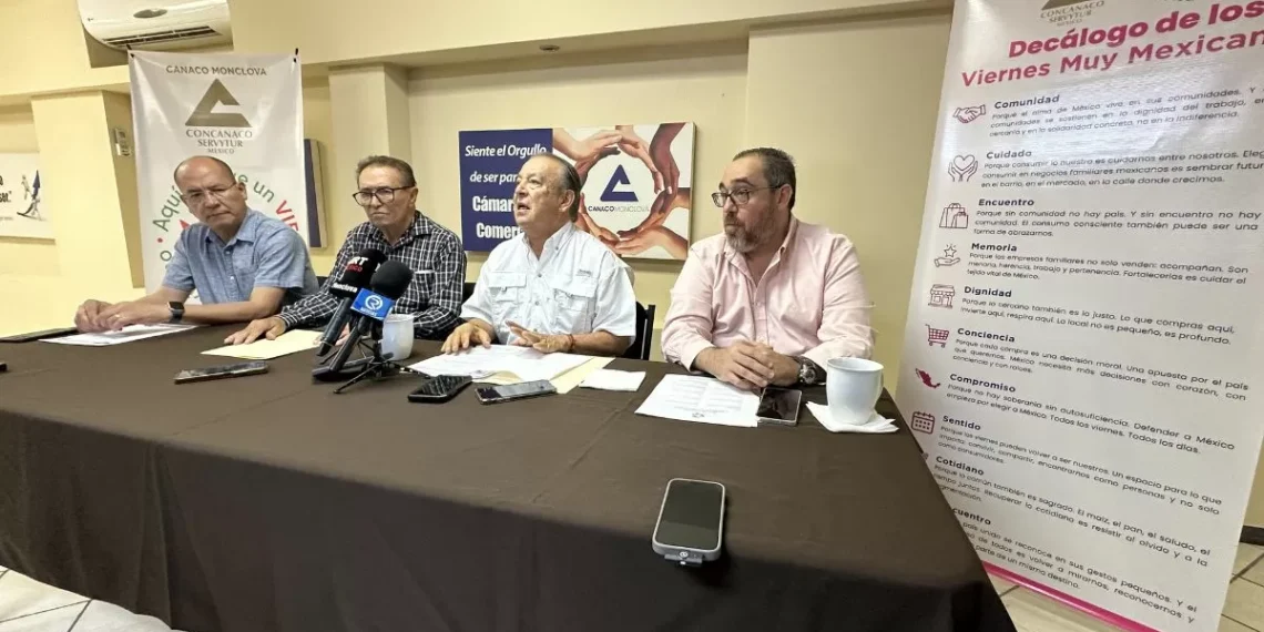 Anuncia CANACO programa “Viernes Muy Mexicano” para impulsar consumo local