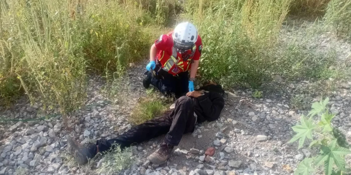 Hombre grave tras ser golpeada su cabeza por el tren