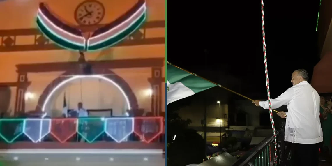 Nunca falla: corregidor en Campeche dio el “grito” pero como que confundió a “Doña Josefa”