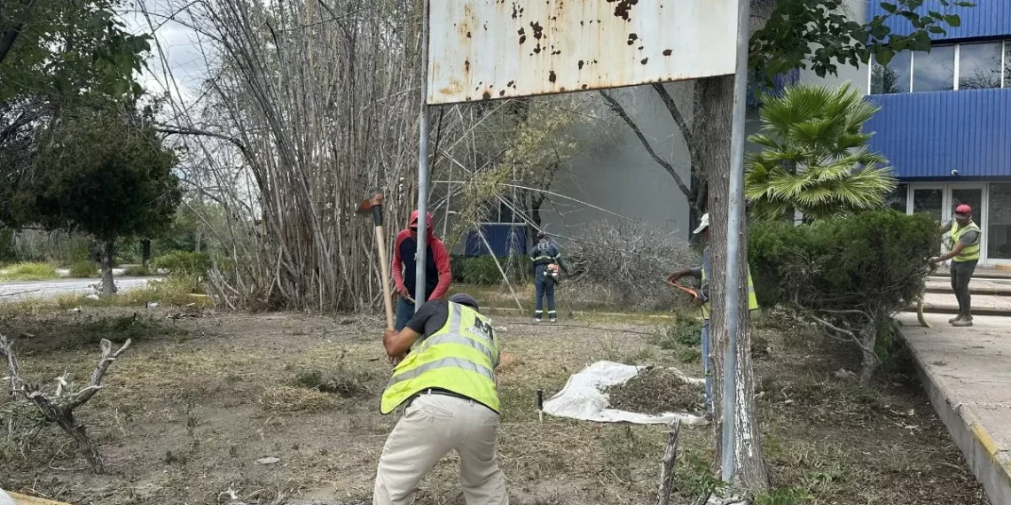 Realizan labores de limpieza en AHMSA