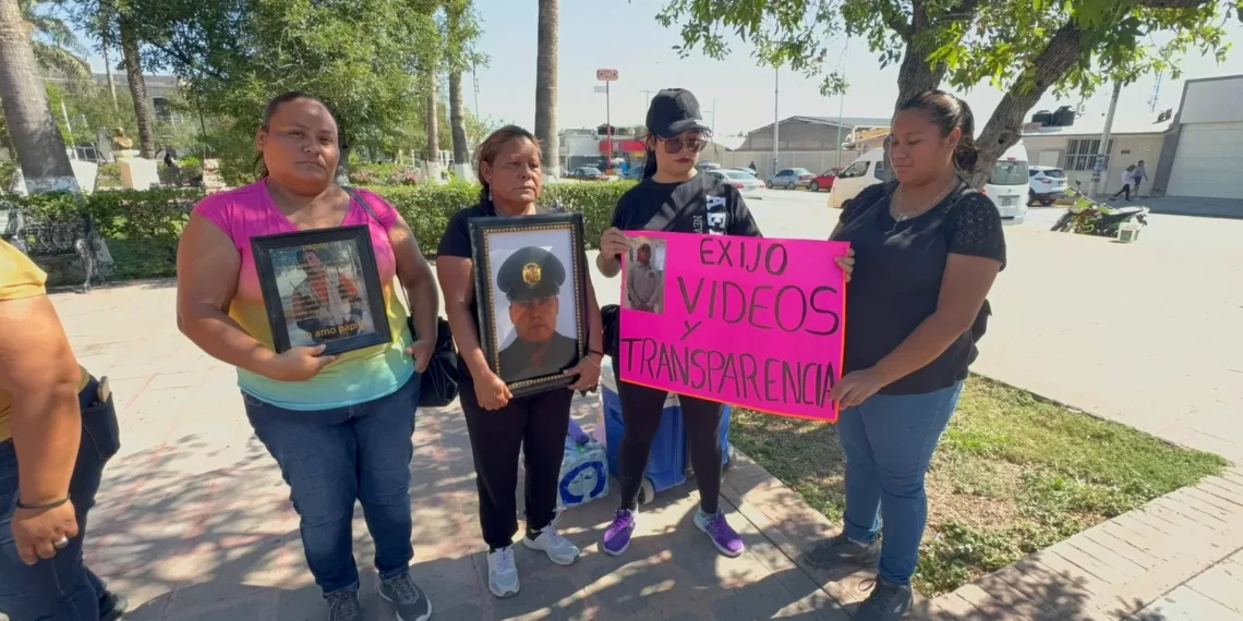 Familiares de bombero exigen justicia con protesta en Frontera