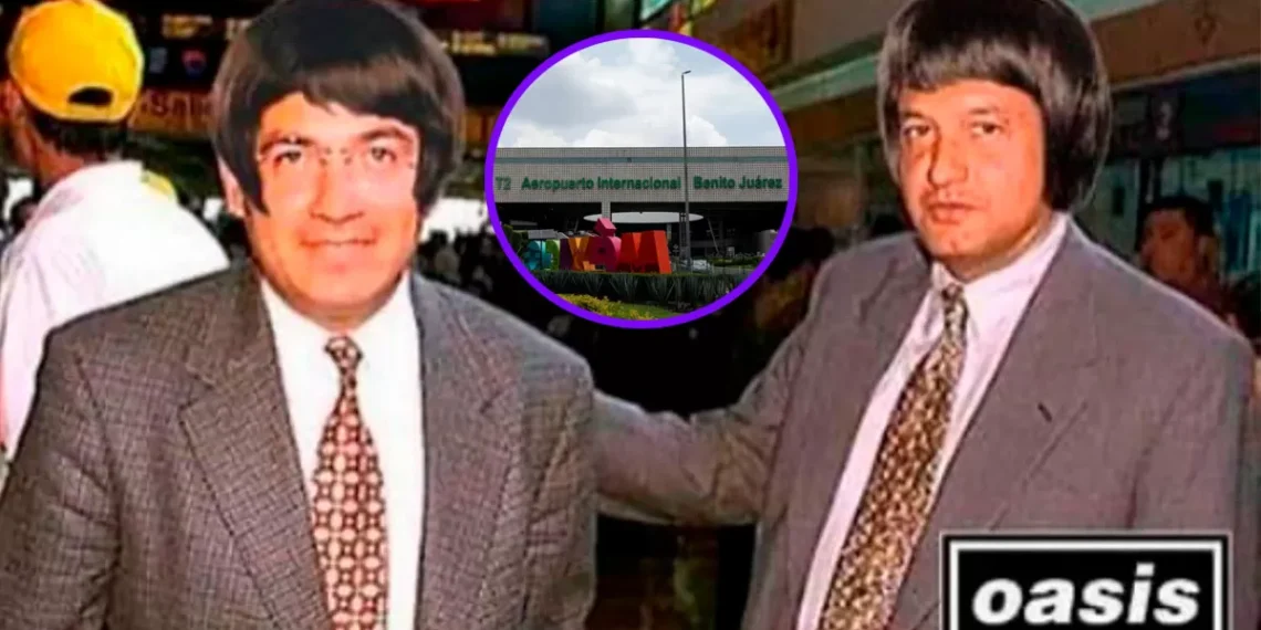 Llegan los hermanos Gallagher a la Terminal 1 del AICM