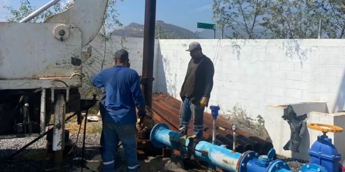 Continúan reparaciones en pozo de agua de Ramos Arizpe