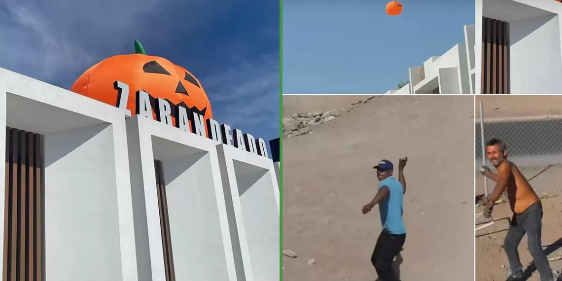 Una calabaza superhombre en Torreón salió “volando” y es lo más interesante que ha pasado en la pueblo en el último año