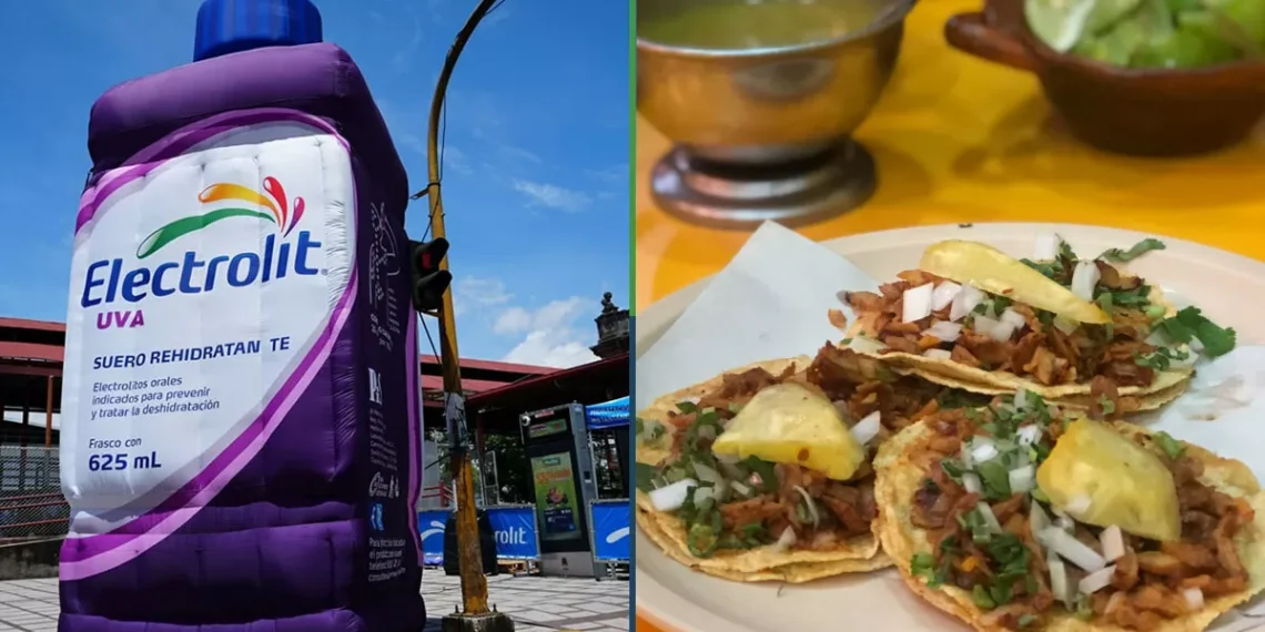 Diputado que cena 15 tacos de cabrerizo asegura que el Electrolit tiene mucha azúcar