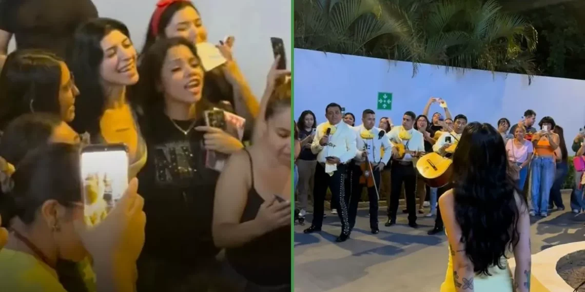 Ya dénle el pasaporte: Cazzu canta el Cielito Lindo en recital que dio en Mérida