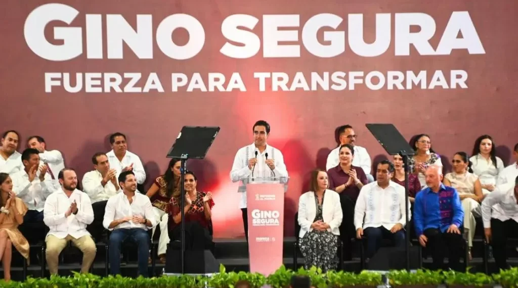 Gino Segura rinde su Primer Informe Legislativo con fuerza para transformar anta miles de quintanarroenses