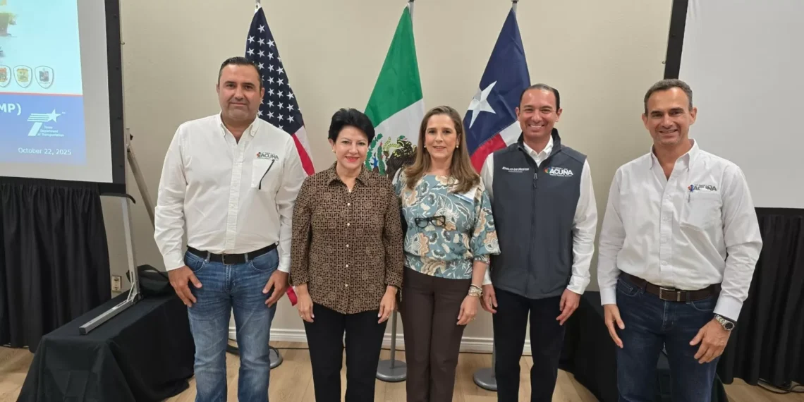 Acuña participa en actualización del preliminares maestro de transporte fronterizo Texas-México