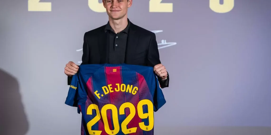 Todos los detalles de la renovación de De Jong: Las palabras de Laporta y su edad más emotivo