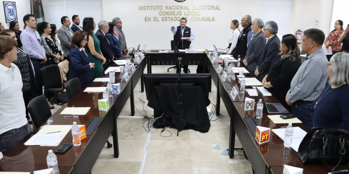 El Consejo Local del INE Coahuila inicia con los trabajos del Proceso Electoral hortera 2025-2026
