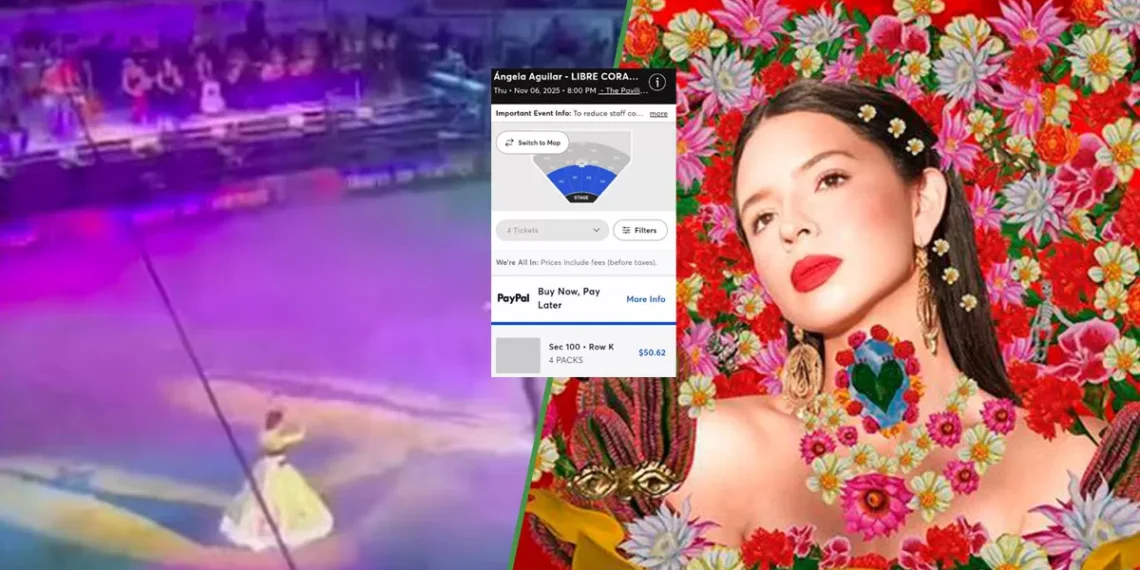 Ángela Aguilar ya anda rematando los boletos para sus conciertos en EU