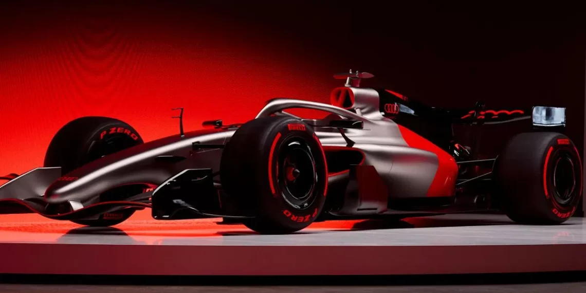 Audi llama a la marco de la Fórmula 1 con el R26 Concept, su bólido recién salido de fábrica