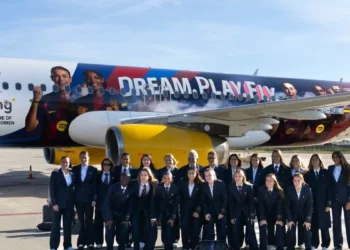 El Barça Femenino estrena avión para medirse al Chelsea