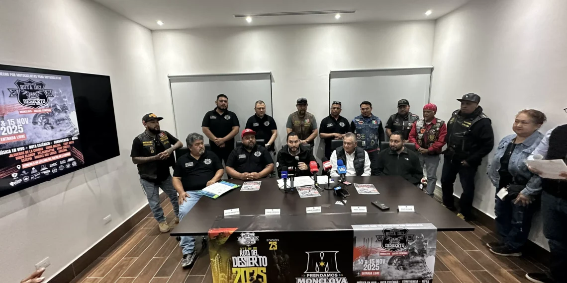 Esperan más de 700 motociclistas en la Ruta del Desierto 2025