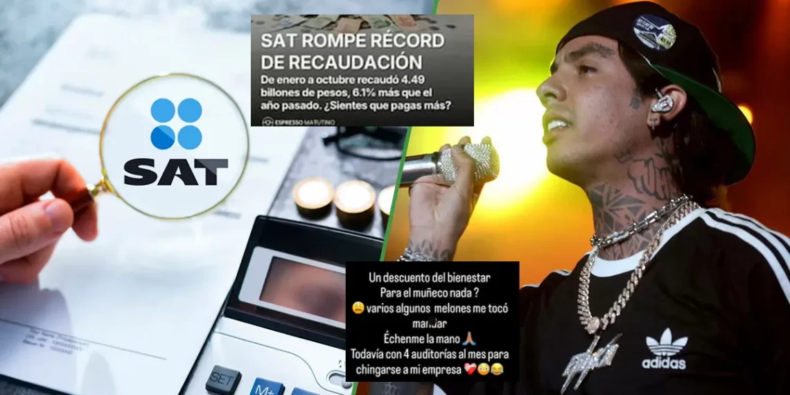 Natanael plateado se burló del SAT luego de publicar lo que recaudaron este año