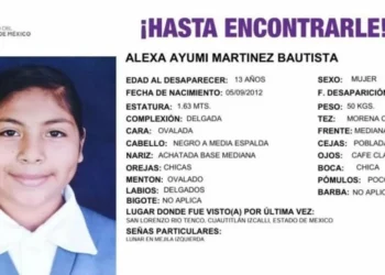 Sin rastro de Alexa en Cuautitlán Izcalli… Desaparece mozo de 13 años