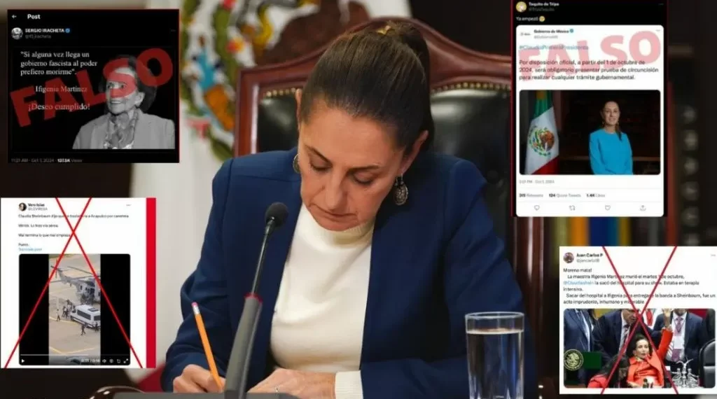 Durante el 2025, despliega oposición campañas negras digitales contra Sheinbaum