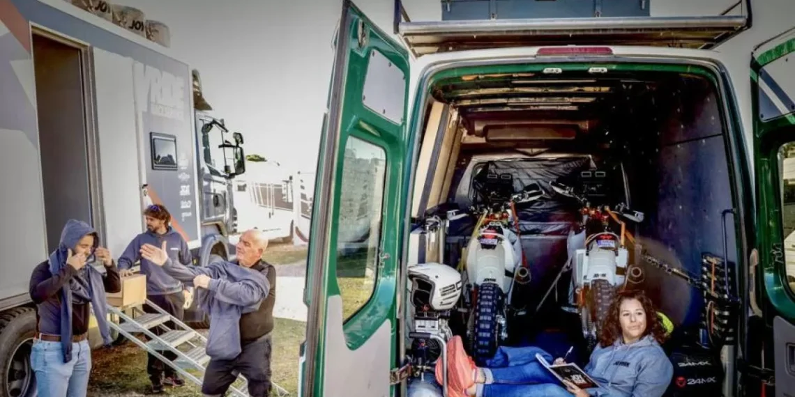 Tess Escribano, la bombera