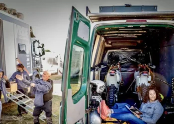 Tess Escribano, la bombera