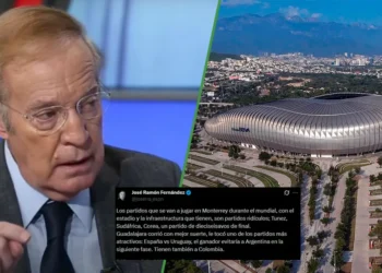 Mentiras en la vida dijo: José Ramón Fernández califica de “ridículos” los partidos del Mundial en Monterrey