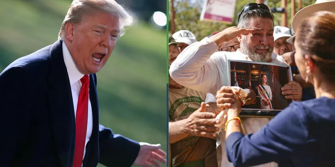 Trump anuncia que en absoluto se acercará a México tras ver a michoacaen absoluto defendiendo la Patria