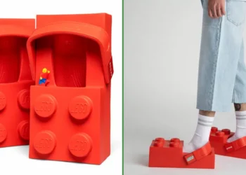 Para apilarlas: Presentaron unas Crocs hechas con LEGO