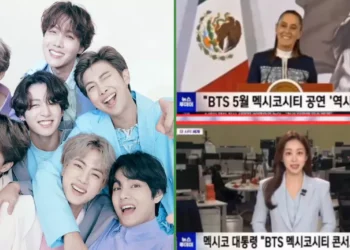 Claudia Sheinbaum apareció en programa de Corea del Sur por el libreto de BTS