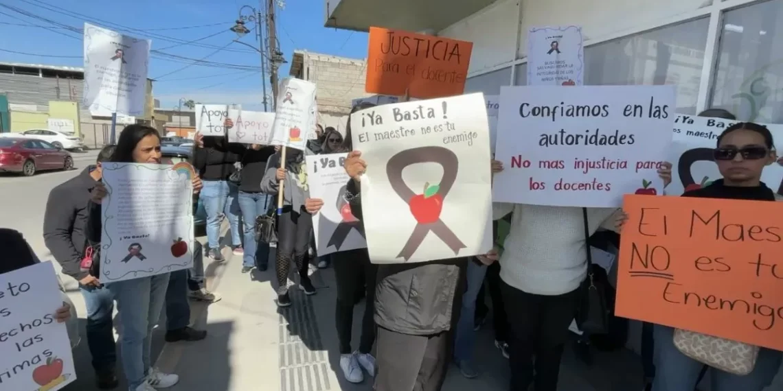 Maestros acusan amenazas de familia de menor en caso de presunto atropello sexual