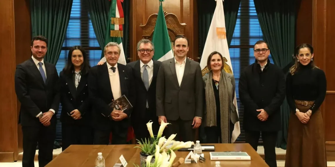 Manolo Jiménez y embajador Alessandro Modiano impulsan la relación Coahuila-Italia