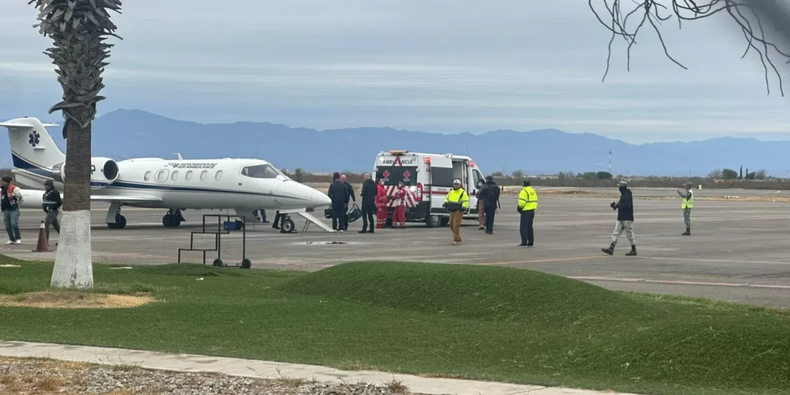Trasladan a Sacramento, California a bebé con quemaduras graves