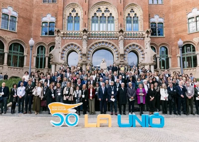 La Unió culmina els seus 50 anys amb un gran acte institucional al Palau de la Música