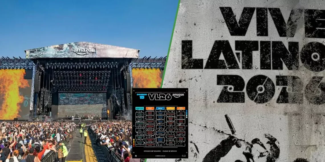 Salieron los horarios para el Vive Latino 2026: momento de abrir a planear tu vida